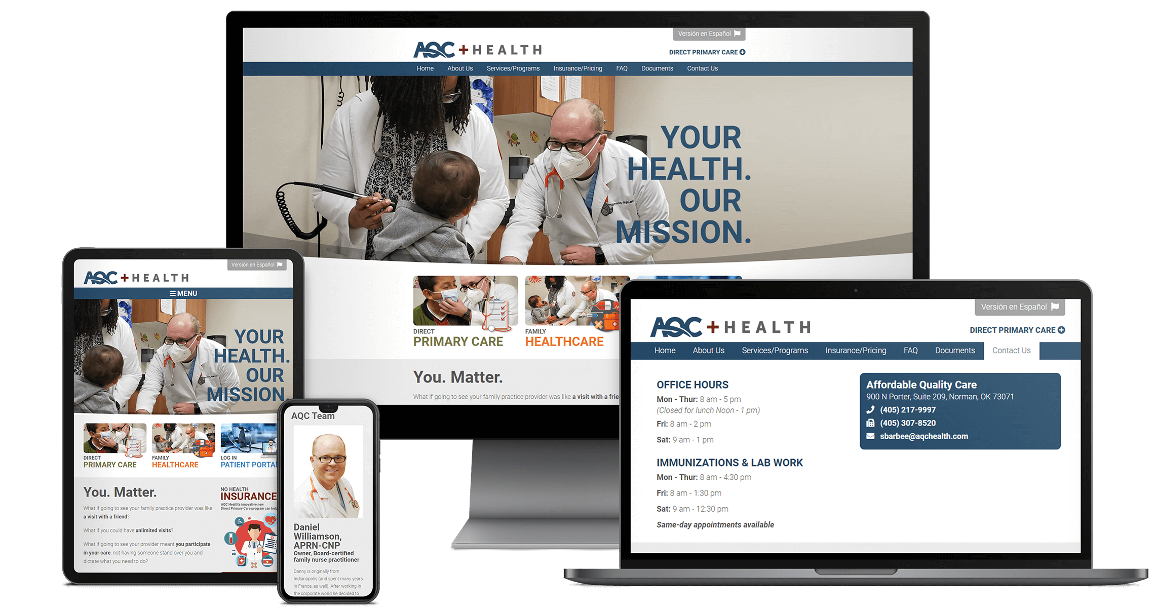 AQC Website Design