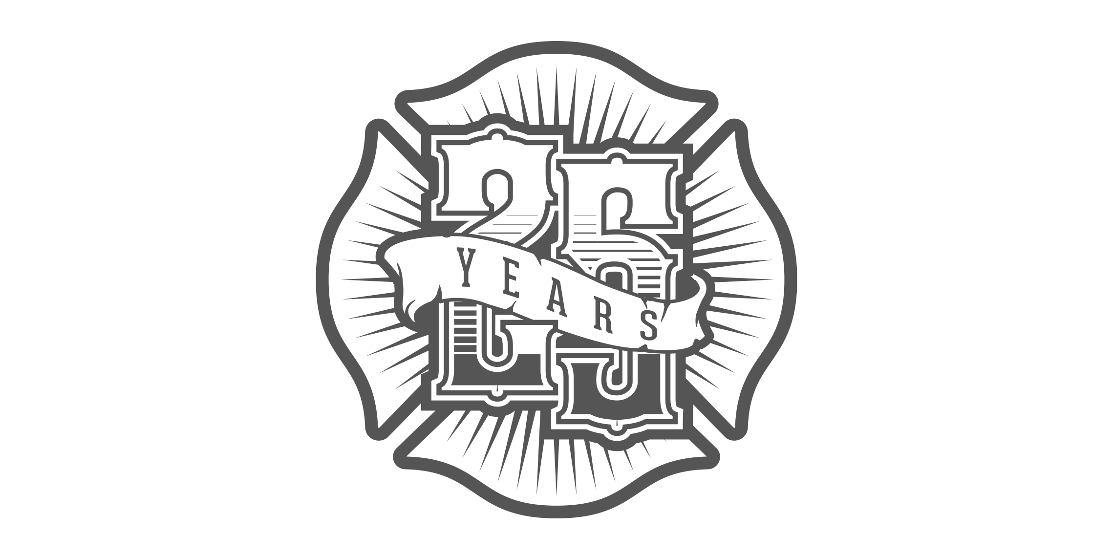 F&ESCP 25th Anniversary Logo Design (1-color version)