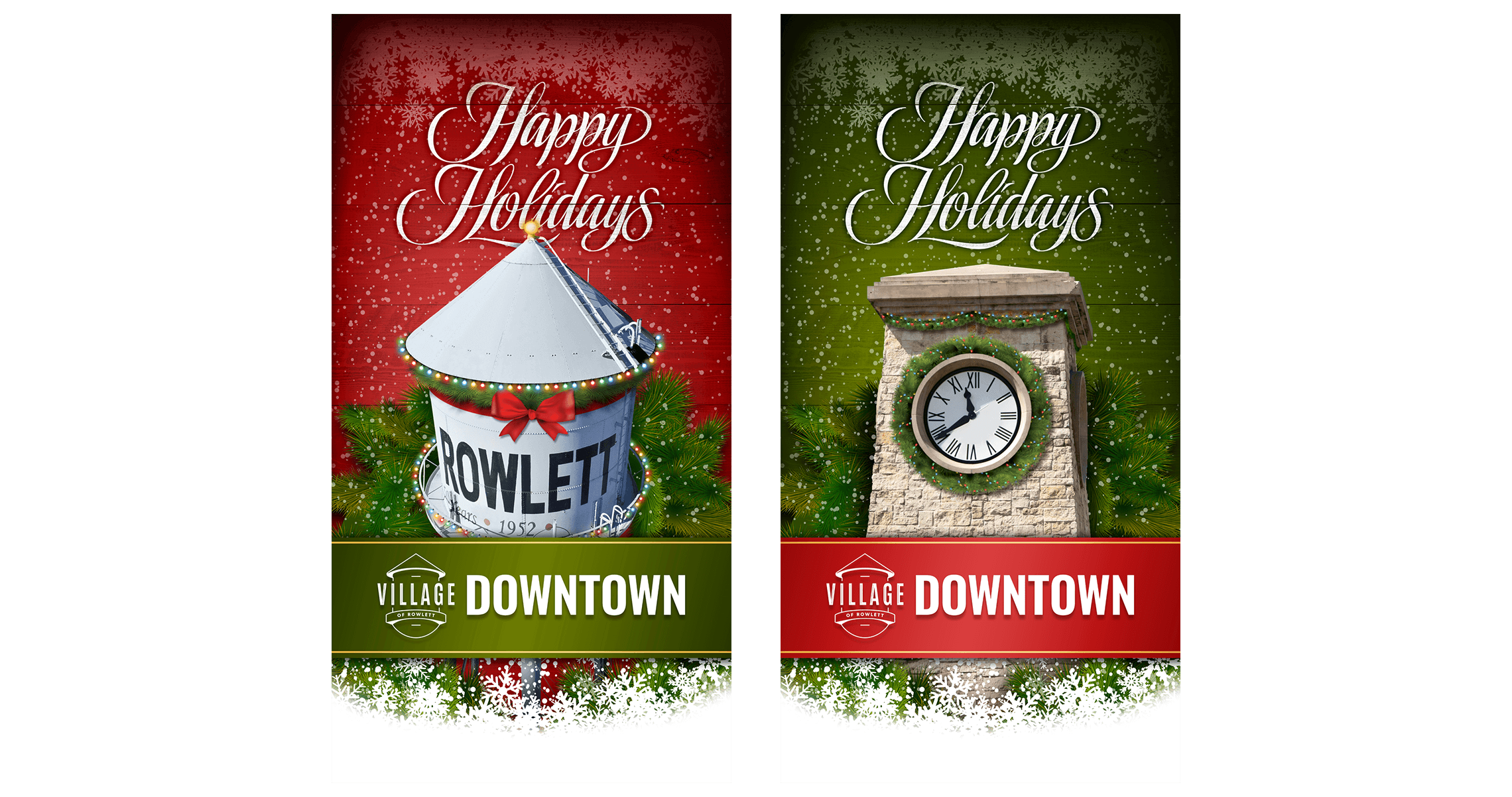 Rowlett Holiday Banners